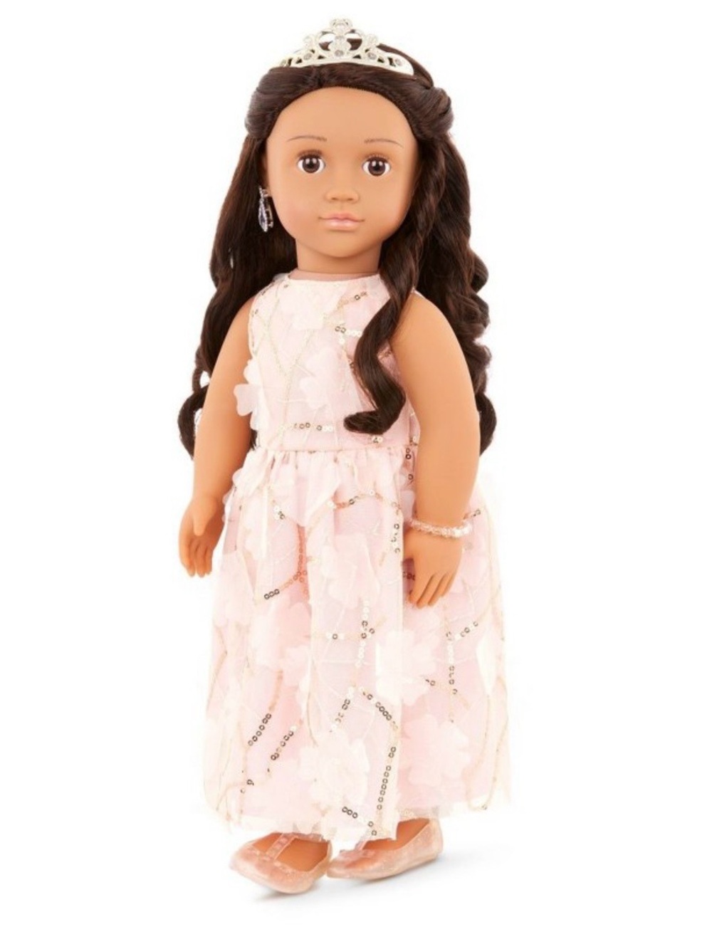 Our Generation Floral Gown & Shoes (Doll Not Included)